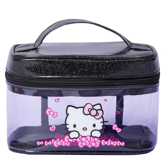 Hello Kitty Clear Makeup Cosmetic Travel Bag - Picture 1 of 5